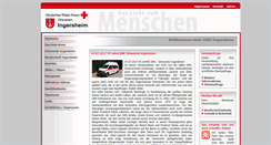 Desktop Screenshot of drk-ingersheim.de